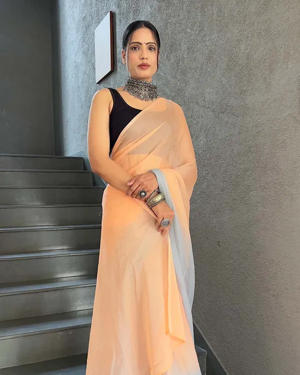 Orange_Color_1-Minute_Ready_To_Wear_Georgette_Saree_With_Blouse_Piece