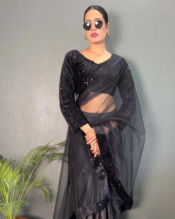 Black_Color_1_-_Minute_Ready_to_Wear_Satin_Silk_Saree_with_Fully_Stitch_Blouse_(Free_Size)_Up_to_44