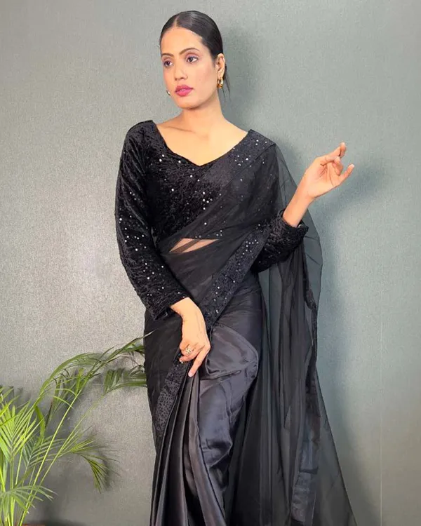 Black_Color_1_-_Minute_Ready_to_Wear_Satin_Silk_Saree_with_Fully_Stitch_Blouse_(Free_Size)_Up_to_44