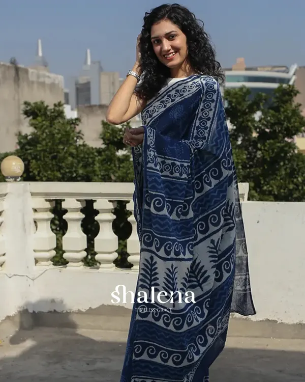 Blue_Color_1_-_Minute_Ready_to_Wear_Mulmul_Cotton_Saree_with_Blouse_Piece