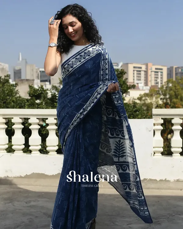 Blue_Color_1_-_Minute_Ready_to_Wear_Mulmul_Cotton_Saree_with_Blouse_Piece