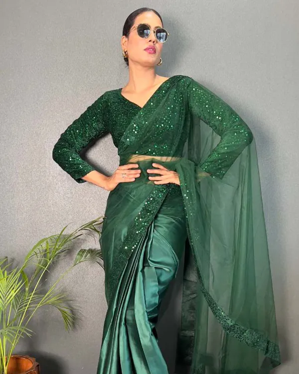 Green_Color_1_-_Minute_Ready_to_Wear_Satin_Silk_Saree_with_Fully_Stitch_Blouse_(Free_Size)_Up_to_44