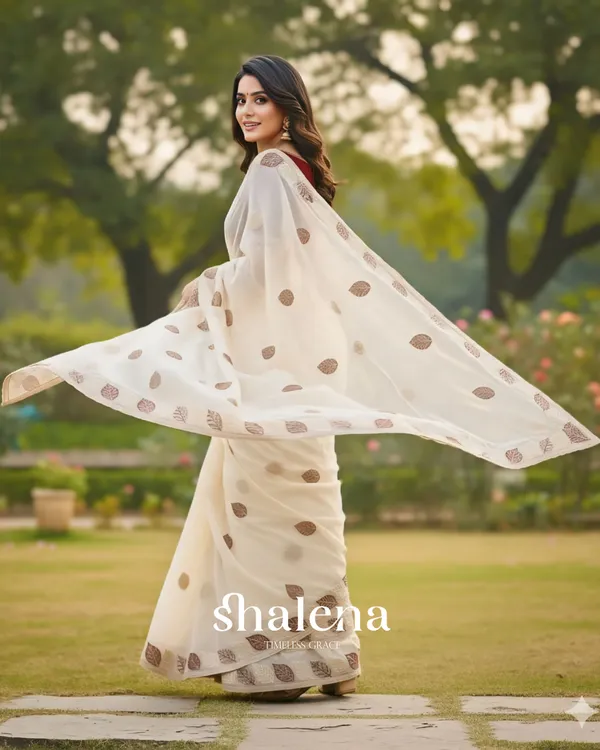 Lagniappe_Off_White_Fancy_Silk_Embroidery_Work_Saree_With_Stitched_Blouse
