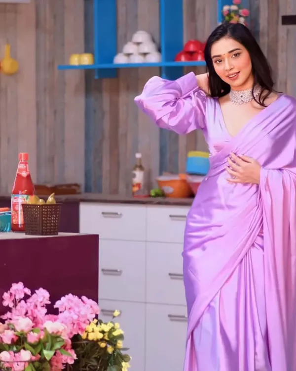 Calm_Purple_Color_1-Minute_Ready_To_Wear_Satin_Saree_With_Blouse_Piece