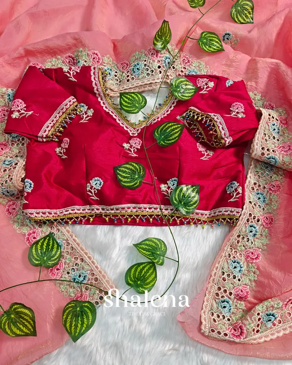 Precious_Pink_Embroidery_Work_Cursh_Silk_Saree_With_Stunning_Full_Stitched_Blouse
