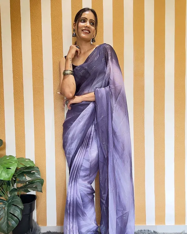 Light_Purple_Color_1-Minute_Ready_To_Wear_Naylon_Saree_With_Blouse_Piece