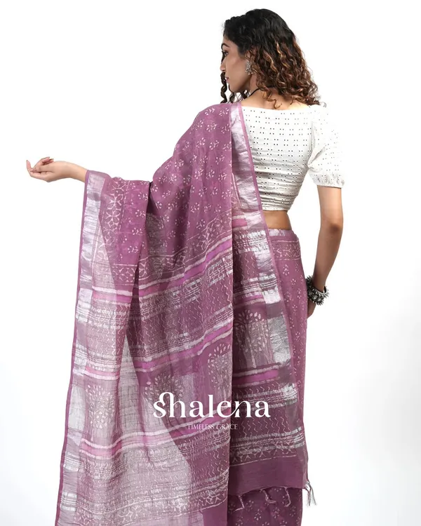 purple_color_1_-_Minute_Ready_to_Wear_Mulmul_Cotton_Saree_with_Blouse_Piece