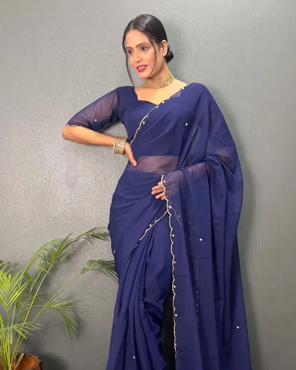 Blue_Color_1_-_Minute_Ready_to_Wear_Fux_Georgette_Saree_with_Unstitch_Blouse_Piece