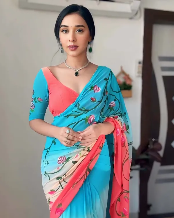Sky_Blue_Color_1-Minute_Ready_To_Wear_Georgette_Saree_With_Blouse_Piece