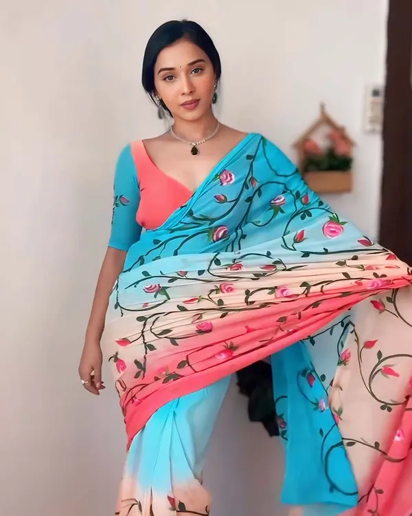Sky_Blue_Color_1-Minute_Ready_To_Wear_Georgette_Saree_With_Blouse_Piece