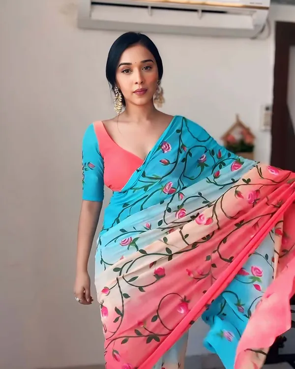 Sky_Blue_Color_1-Minute_Ready_To_Wear_Georgette_Saree_With_Blouse_Piece