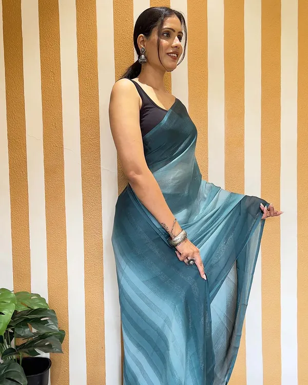 Blue_Color_1-Minute_Ready_To_Wear_Naylon_Saree_With_Blouse_Piece