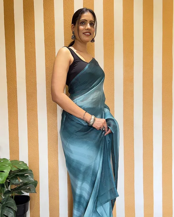Blue_Color_1-Minute_Ready_To_Wear_Naylon_Saree_With_Blouse_Piece
