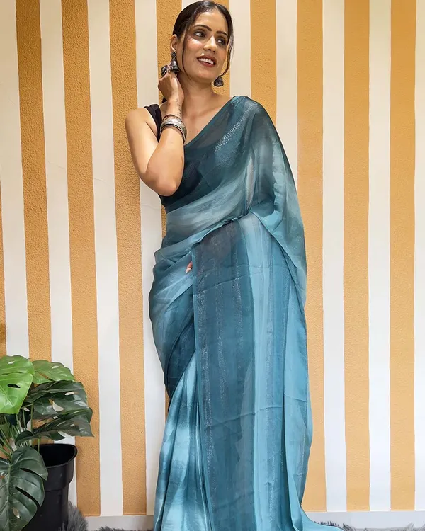 Blue_Color_1-Minute_Ready_To_Wear_Naylon_Saree_With_Blouse_Piece