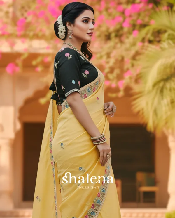 Murmurous_Yellow_Embroidery_Work_Cursh_Silk_Saree_With_Sempiternal_Full_Stitched_Blouse