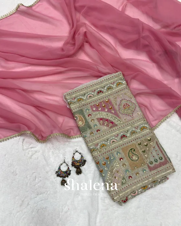 Scintilla_Pink_Georgette_Silk_Saree_With_Embroidery_Work_Blouse_Piece
