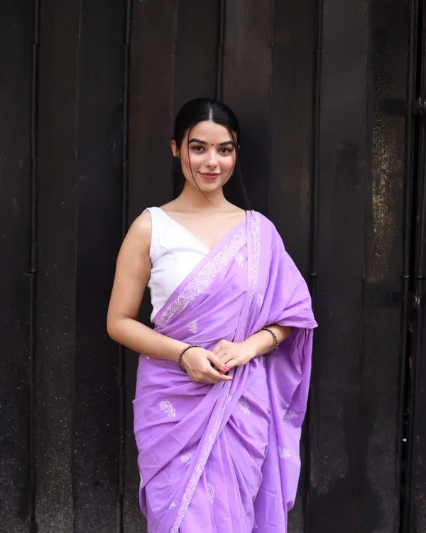 Purple_Color_Mulmul_Cotton_1_-_Minute_Ready_to_Wear_Saree_with_Pocket_and__Blouse_Piece