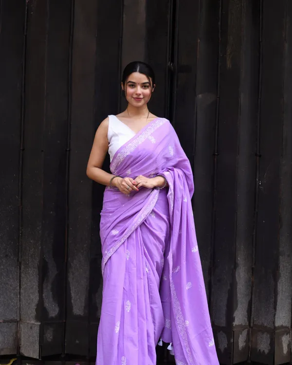 Purple_Color_Mulmul_Cotton_1_-_Minute_Ready_to_Wear_Saree_with_Pocket_and__Blouse_Piece