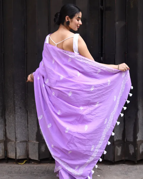 Purple_Color_Mulmul_Cotton_1_-_Minute_Ready_to_Wear_Saree_with_Pocket_and__Blouse_Piece