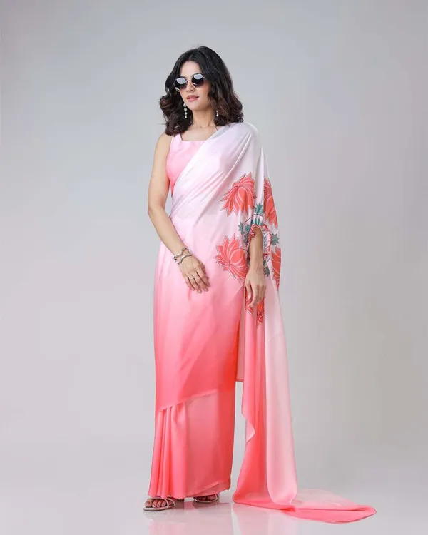 White_and_pink_Color_1_-_Minute_Ready_to_Wear_Satin_Silk_Saree_with_Unstitch_Blouse_Piece