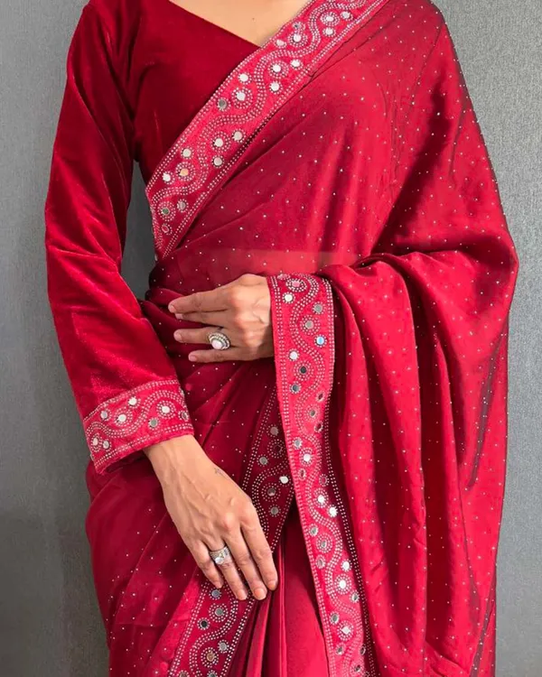 Red_Color_1_-_Minute_Ready_to_Wear_Rangoli_Silk_Saree_with_Fully_Stitch_Blouse_(Free_Size)_Up_to_44