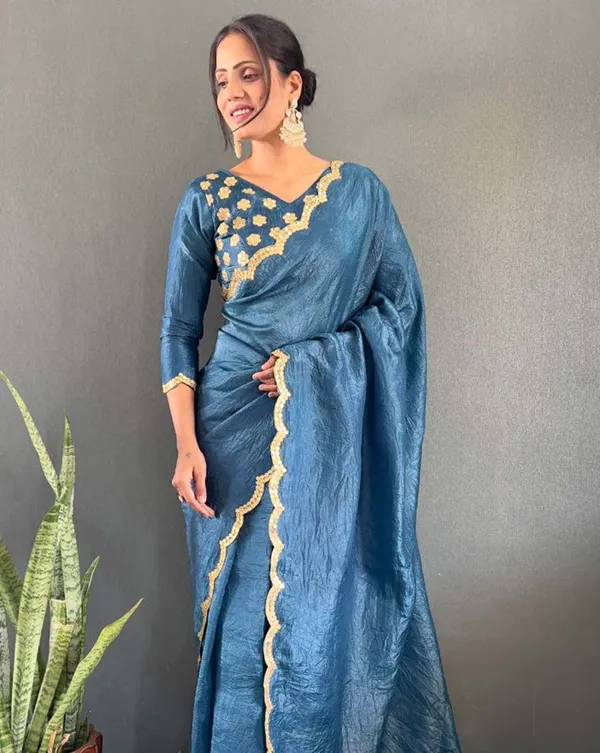 Blue_Color_1_-_Minute_Ready_to_Wear_Crush_Silk_Saree_with_Fully_Stitch_Blouse_(Free_Size)_Up_to_44
