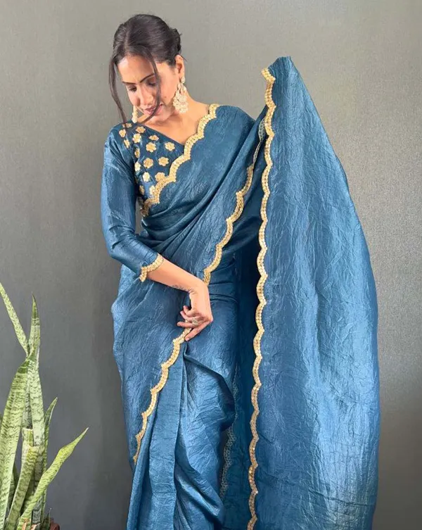 Blue_Color_1_-_Minute_Ready_to_Wear_Crush_Silk_Saree_with_Fully_Stitch_Blouse_(Free_Size)_Up_to_44