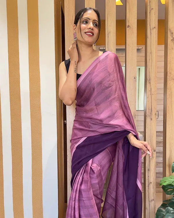 Purple_Color_1-Minute_Ready_To_Wear_Naylon_Saree_With_Blouse_Piece
