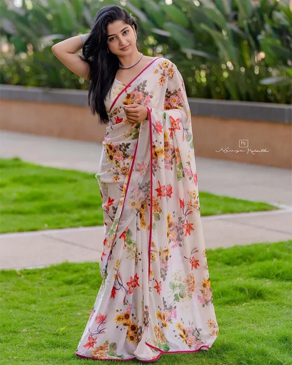 Multi_Color_1-Minute_Ready_To_Wear_Georgette_Saree_With_Blouse_Piece