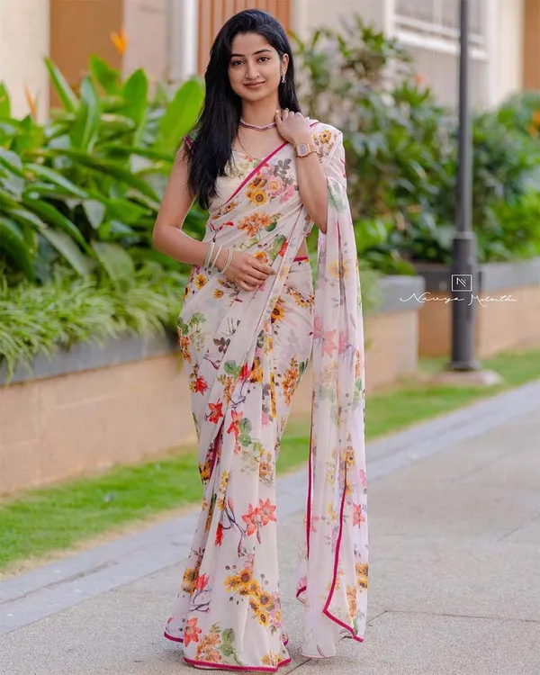 Multi_Color_1-Minute_Ready_To_Wear_Georgette_Saree_With_Blouse_Piece