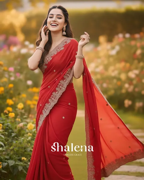 Nemesis_Red_Embroidery_Work_Fancy_Silk_Saree_With_Engrossing_Full_Stitched_Blouse