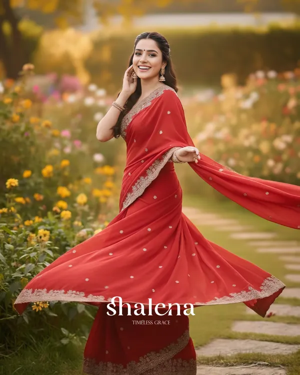 Nemesis_Red_Embroidery_Work_Fancy_Silk_Saree_With_Engrossing_Full_Stitched_Blouse