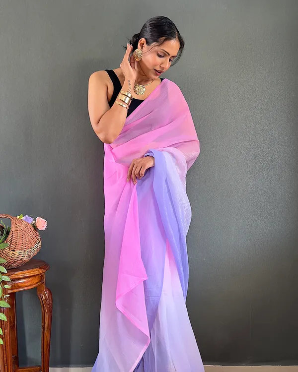 Light_Purple_Color_1-Minute_Ready_To_Wear_Georgette_Saree_With_Blouse_Piece