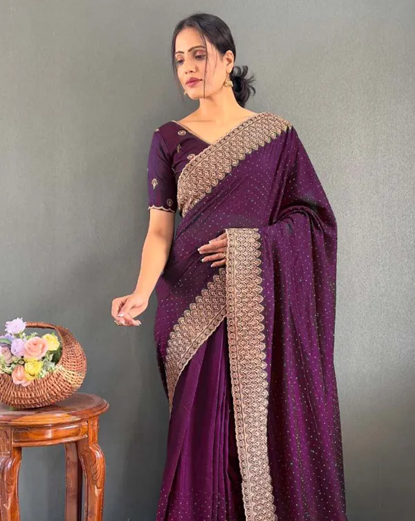 Purple_Color_1_-_Minute_Ready_to_Wear_Vichitra_silk_Saree_with_Unstitch_Blouse_Piece