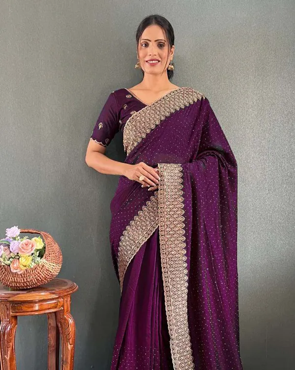 Purple_Color_1_-_Minute_Ready_to_Wear_Vichitra_silk_Saree_with_Unstitch_Blouse_Piece