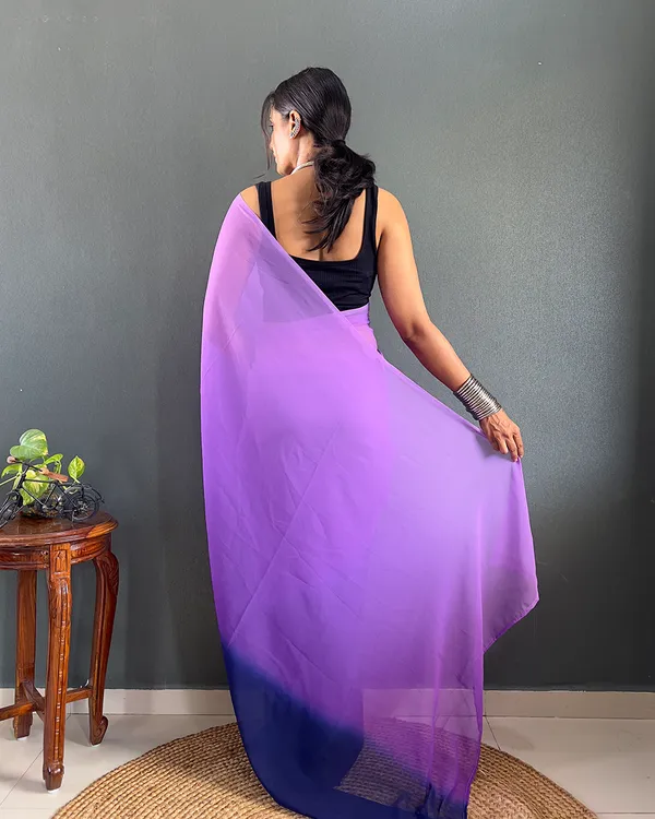 Purple_Color_1-Minute_Ready_To_Wear_Georgette_Saree_With_Blouse_Piece
