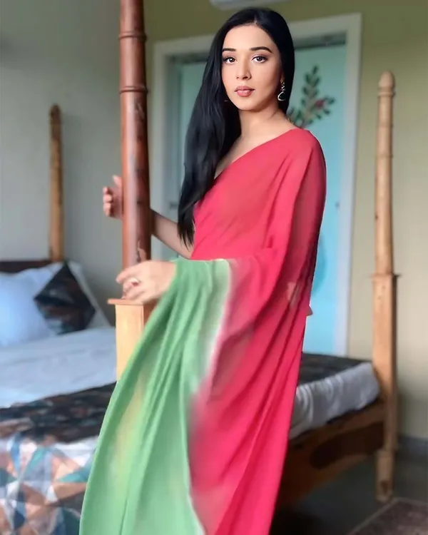 Dual_Color_1-Minute_Ready_To_Wear_Georgette_Saree_With_Blouse_Piece