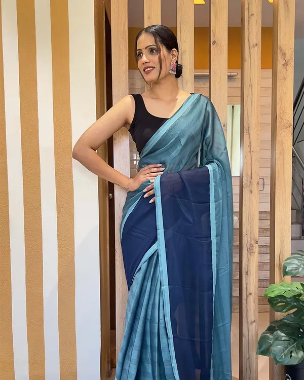 Blue_Color_1-Minute_Ready_To_Wear_Naylon_Saree_With_Blouse_Piece