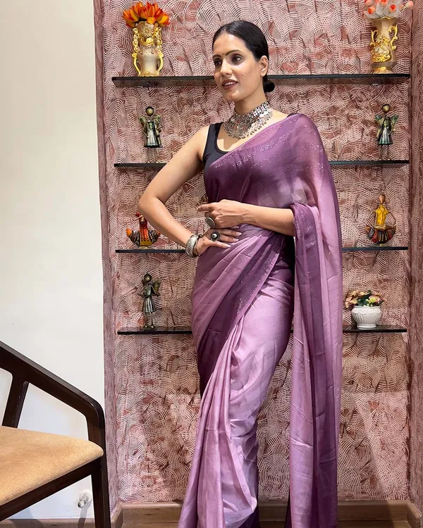 Light_Purple_Color_1-Minute_Ready_To_Wear_Naylon_Saree_With_Blouse_Piece