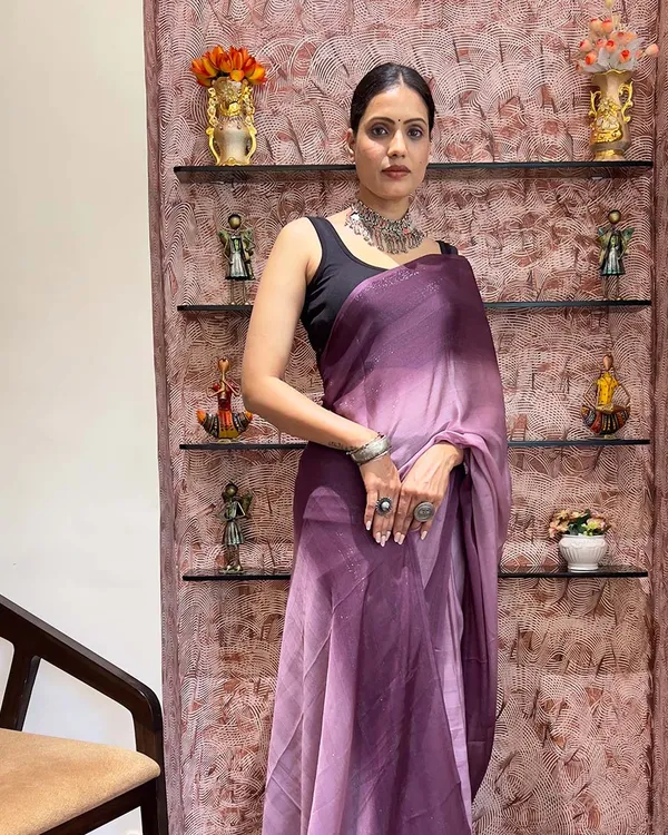 Light_Purple_Color_1-Minute_Ready_To_Wear_Naylon_Saree_With_Blouse_Piece