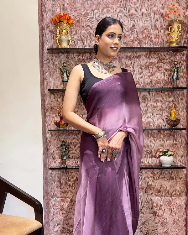 Light_Purple_Color_1-Minute_Ready_To_Wear_Naylon_Saree_With_Blouse_Piece