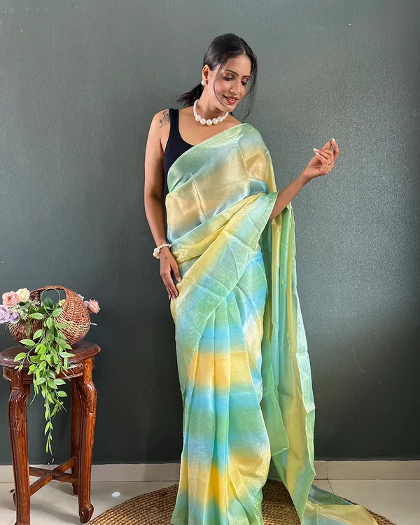 Light_Green_Color_1-Minute_Ready_To_Wear_Georgette_Saree_With_Blouse_Piece