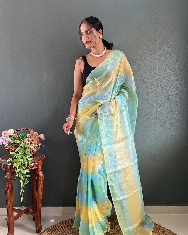 Light_Green_Color_1-Minute_Ready_To_Wear_Georgette_Saree_With_Blouse_Piece