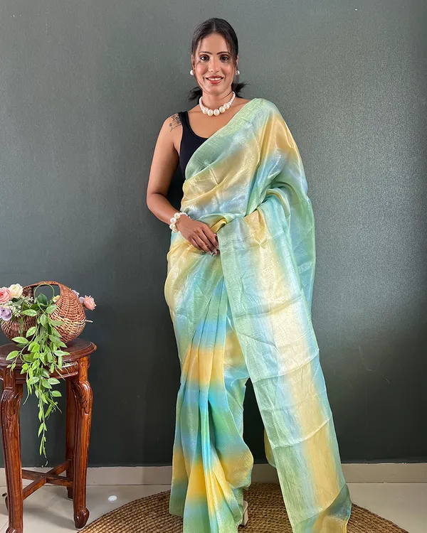 Light_Green_Color_1-Minute_Ready_To_Wear_Georgette_Saree_With_Blouse_Piece