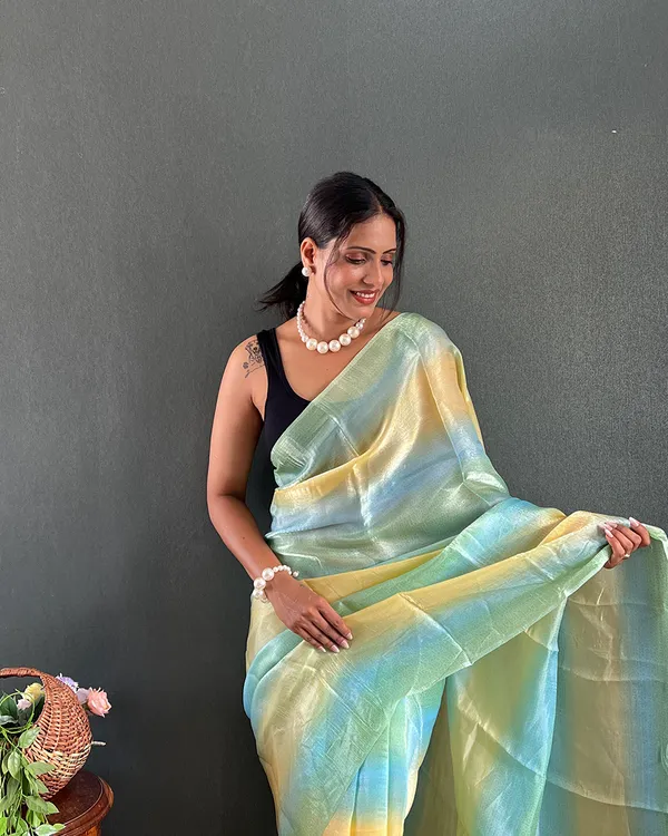 Light_Green_Color_1-Minute_Ready_To_Wear_Georgette_Saree_With_Blouse_Piece