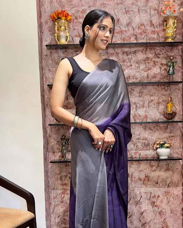 Purple_Color_1-Minute_Ready_To_Wear_Naylon_Saree_With_Blouse_Piece