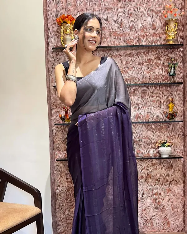 Purple_Color_1-Minute_Ready_To_Wear_Naylon_Saree_With_Blouse_Piece