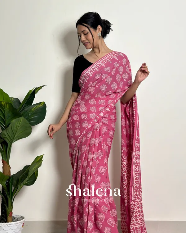 Pink__Color_1_Minute_Ready_To_Wear_Mulmul_Cotton_Digital_Printed_Saree_With_Pocket