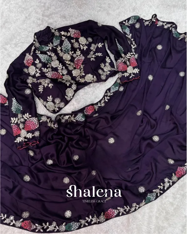 Majestic_Purple_Rangoli_Silk_Sequence_Embroidery_Work_Saree_With_Stitched_Blouse