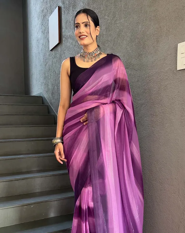 Purple_Color_1-Minute_Ready_To_Wear_Georgette_Saree_With_Blouse_Piece